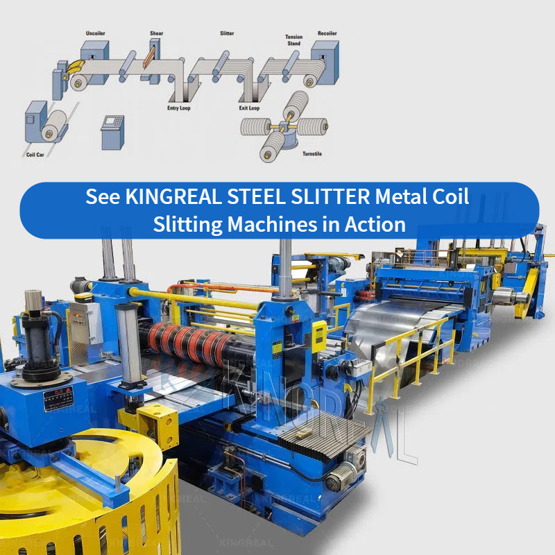 KINGREAL STEEL SLITTER металл орамдарын кесу машиналарын әрекетте қараңыз